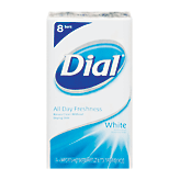 Dial Bar&nbsp;&nbsp;antibacterial deodorant soap, white, 4 oz bars Full-Size Picture